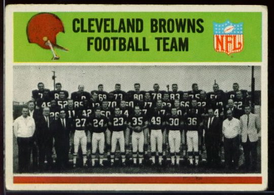 29 Browns Team Card